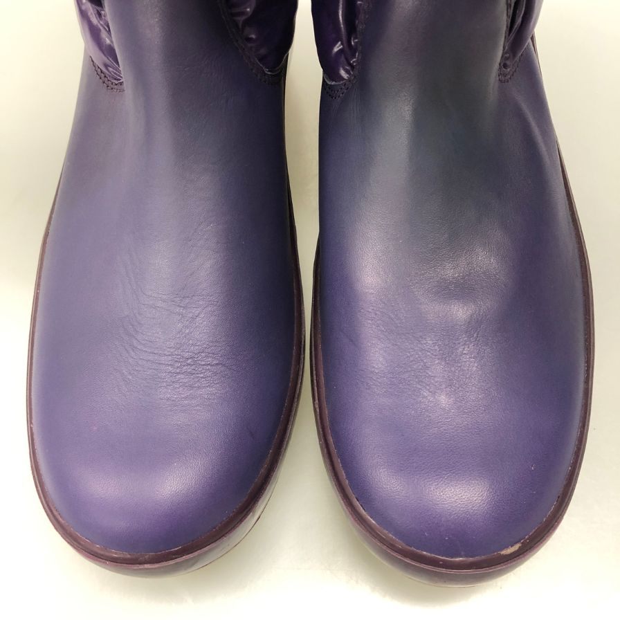 モンクレール ダウンブーツ レディース  サイズ41 パープル  MONCLER 約26.0cm【AFC47】