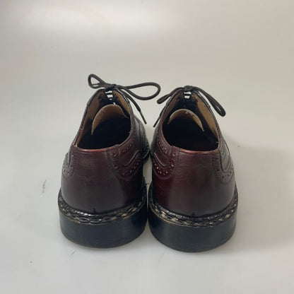 ハインリッヒ ディンケラッカー レザーシューズ フルブローグ 旧ロゴ 初期 サイズUK7 ブラウン HEINRICH DINKELACKER ビジネスシューズ 約25.5cm【LA】【中古】