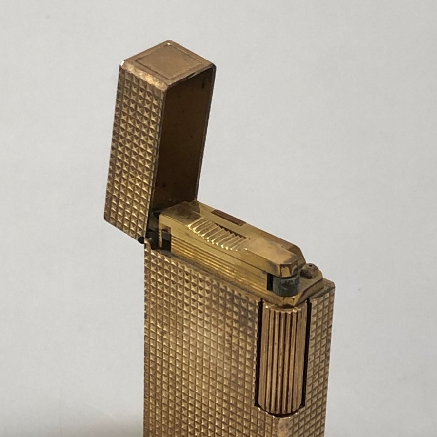 デュポン ガスライター ゴールド ローラー式  S.T.Dupont【AFI7】【中古】