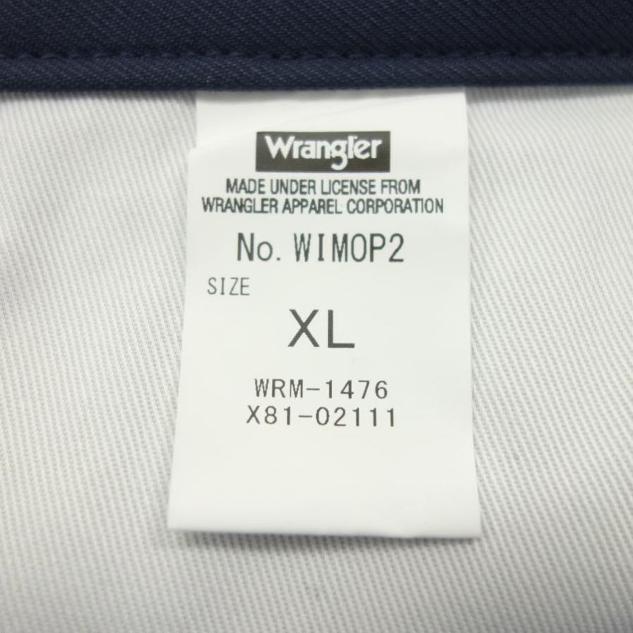 ラングラー パンツ スラックス ネイビー  WIMOP2 XL WRANGLER 【AFB34】