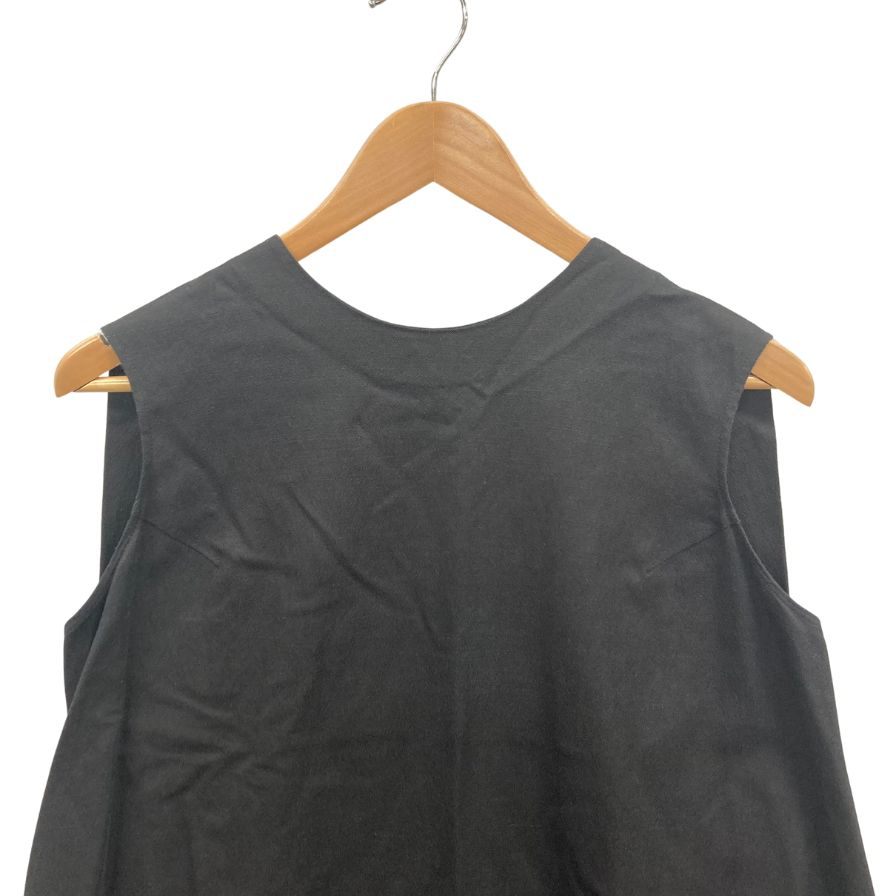 美品 MUSE de DeuxiemeClasse ノースリーブ 袖なし 黒 美品◇ミューズ ドゥ ドゥーズィエムクラス ノースリーブ