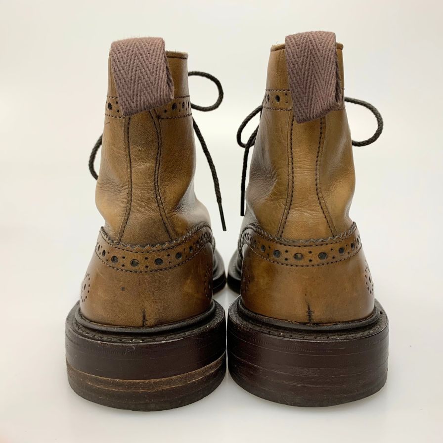 トリッカーズ ポールスミス カントリーブーツ M6178 レザー メンズ サイズ7 ブラウン Tricker's Paul Smith ブーツ 約25.5cm【LA】【中古】