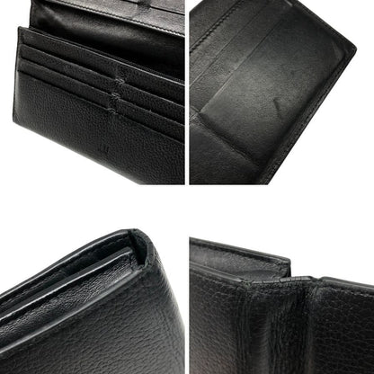 ダンヒル 長財布 二つ折り ブラック レザー シルバー金具 メンズ dunhill【AFI5】
