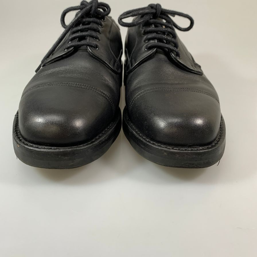 ジョセフチーニー ケンゴンH クロムエクセル ストレートチップ ブラック サイズUK7.5 Joseph Cheaney ビジネスシューズ 約25.5cm【LA】【中古】
