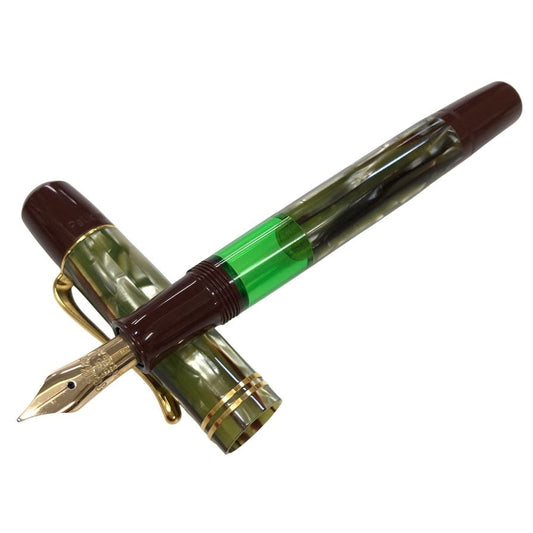 ペリカン 万年筆 M101N 585 14 K  ブラウン  Pelikan【AFI2】