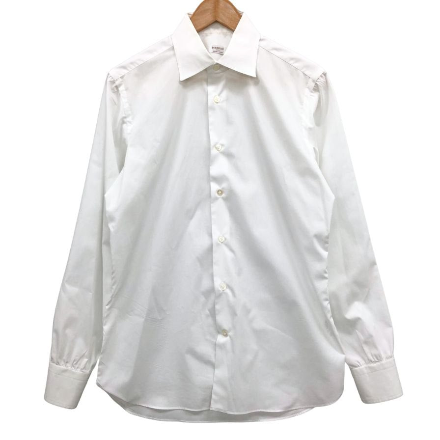 美品◆ボリエッロ シャツ ワイシャツ ホワイト サイズ15/38 メンズ BORRIELLO 【AFB25】