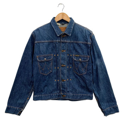 美品◆ラングラー デニムジャケット 11MJ M4757 コットン サイズL メンズ ブルー Wrangler 【AFB36】