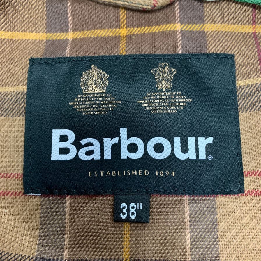 新品同様◆バブアー アウター ジャケット 232MWX2138 OVERSIZED BEAUFORT Bshop別注 メンズ オレンジ系 サイズ38 Barbour 【AFA2】