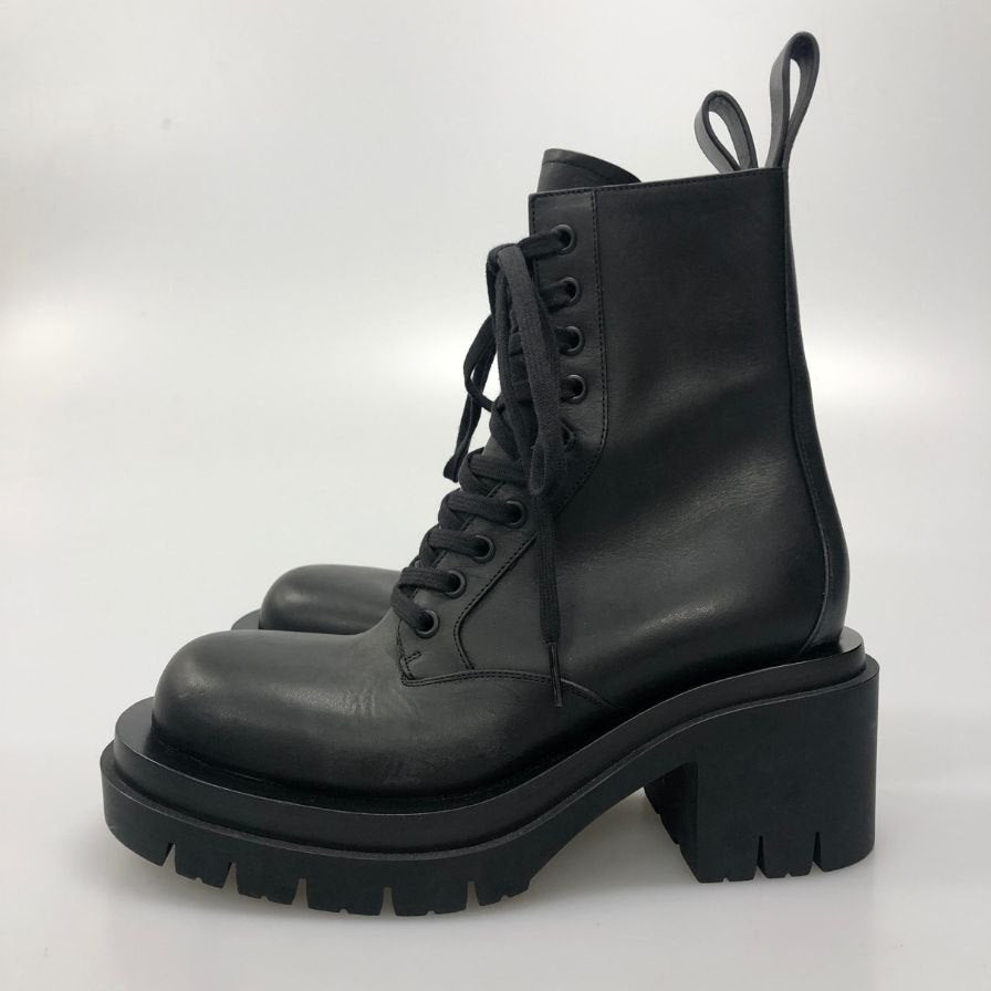 ボッテガヴェネタ ブーツ LUG ANKLE ブラック サイズ36 レディース BOTTEGA VENETA 約22.5cm【AFD9-2】