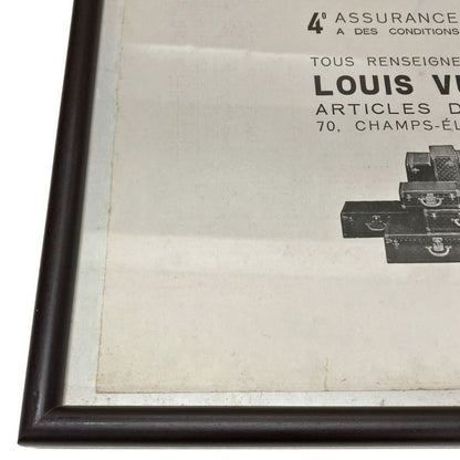 ルイヴィトン ポスター モノグラム トランク 1932年代 ヴィンテージ 額付き Louis Vuitton【AFE13】【中古】