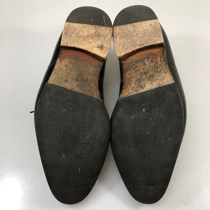 ジョンロブ レザーシューズ ストレートチップ シティ2 7000ラスト カーフ メンズ ブラック サイズUK7E JOHN LOBB ビジネスシューズ 約25.5cm【LA】【中古】