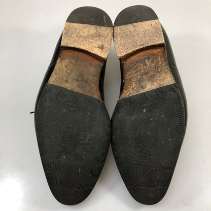 ジョンロブ レザーシューズ ストレートチップ シティ2 7000ラスト カーフ メンズ ブラック サイズUK7E JOHN LOBB ビジネスシューズ 約25.5cm【LA】【中古】