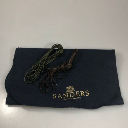 サンダース ブーツ  ストレートチップ ブロードアロー グレインレザー 9922RTDG 266 14 JUL1411 ブラウン サイズUK7 SANDERS ブーツ 約26.0cm【LA】【中古】