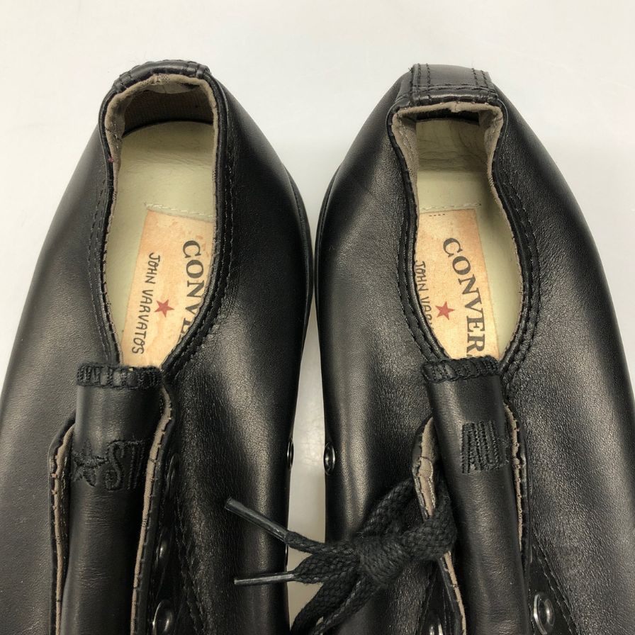 コンバース ジョンバルベイトス スニーカー ローカット レザー スリッポン USED加工 メンズ サイズ28.5cm CONVERSE john varvatos 約28.5cm【AFC47】