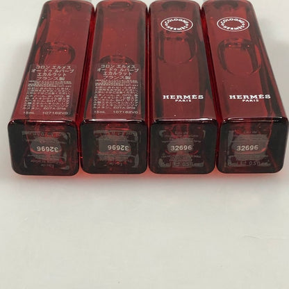 エルメス 香水 オードゥ ルバーブ エカルラット コロン 15ml 4本セット HERMES【AFI29】【中古】