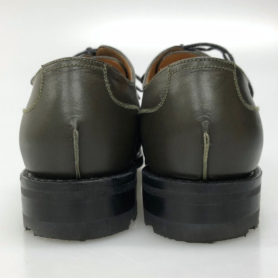 ジェイエムウエストン レザーシューズ Uチップ 641 ゴルフ ボックスカーフ グレー サイズ7E J.M.WESTON ビジネスシューズ 約25.5cm【LA】【中古】
