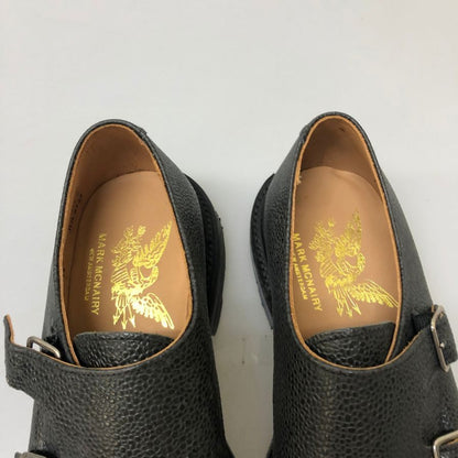 マーク マクナイリー  シボレザー ダブルモンク ブラック サイズ6 MARK MCNAIRY 約25.0cm【AFD40】