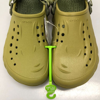 クロックス サンダル エコー クロッグ カーキ系 28cm メンズ crocs ECHO CLOG 約28.0cm【AFC33】
