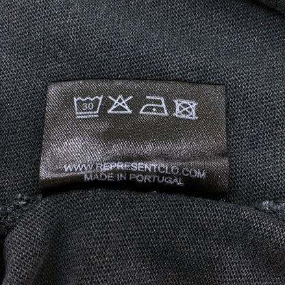 中古◆リプレゼント 半袖Tシャツ プリント BORN TO ROAR グレー系 メンズ サイズXL REPRESENT 【AFB36】