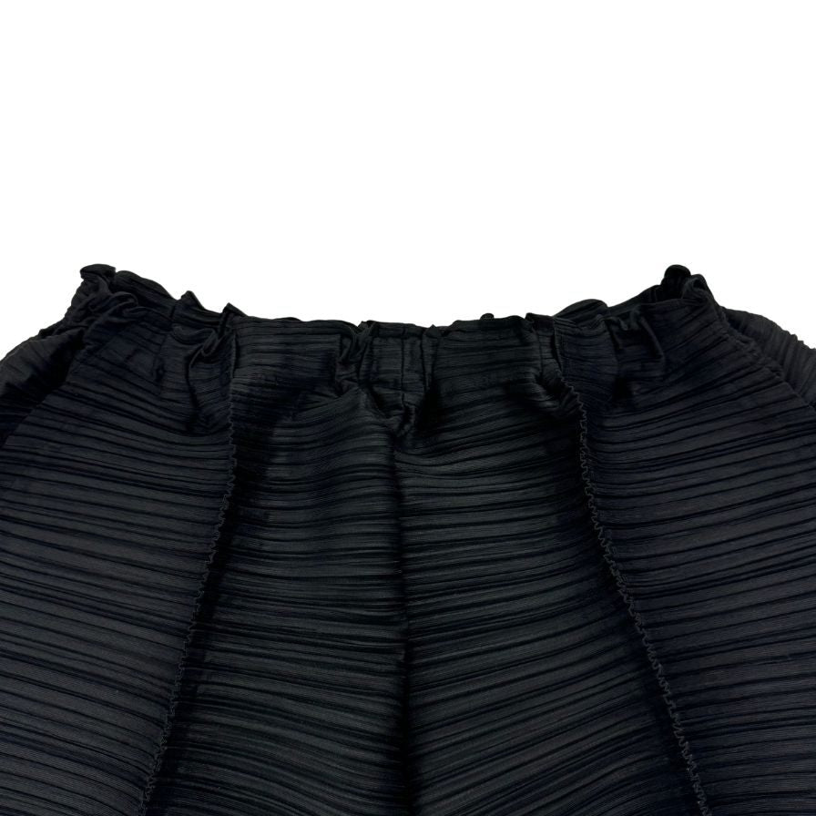 プリーツプリーズ イッセイミヤケ パンツ PP33JF412 テーパード 変形 レディース ブラック サイズ5 PLEATS PLEASE ISSEY MIYAKE THICKER BOUNCE 【AFB10】