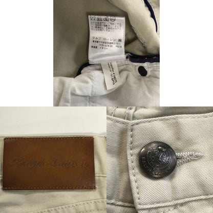 ラルフローレン チノパン パープルレーベル レザータグ メンズ ベージュ サイズ30/32 RALPH LAUREN 【AFB6】