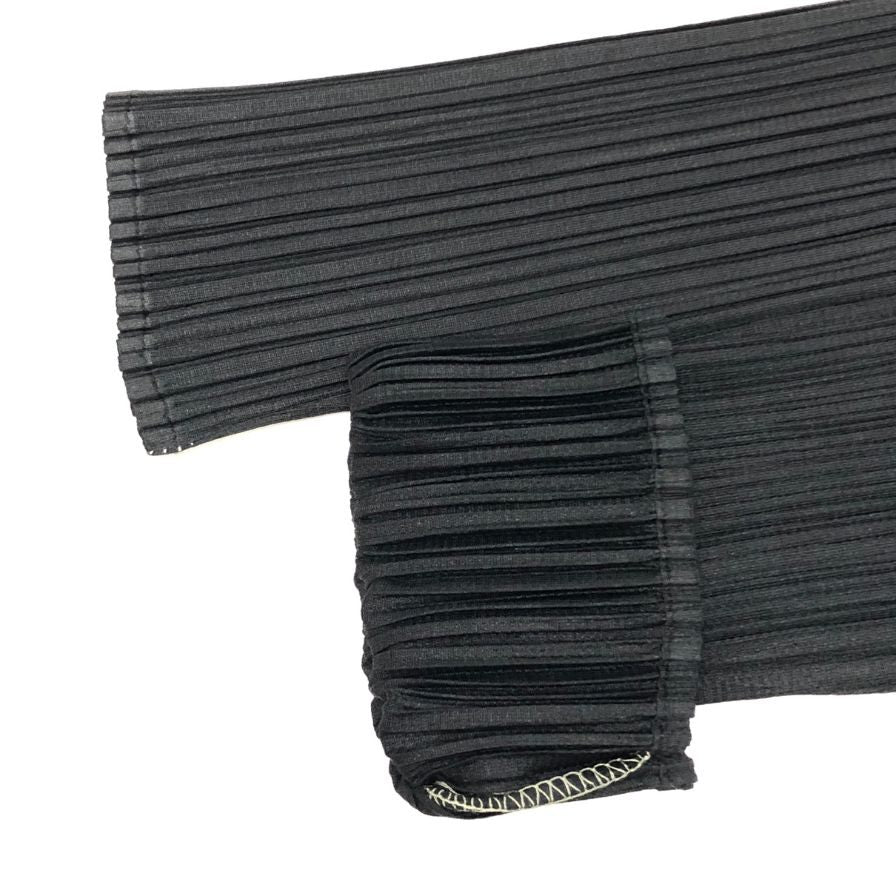 美品◆プリーツプリーズ イッセイミヤケ 長袖シャツ コミック柄 レディース サイズ3 PP91-JK043 PLEATS PLEASE ISSEY MIYAKE 【AFB39】