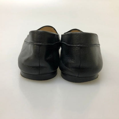 シャネル ローファー ココマーク ラムスキン ブラック レディース サイズ37 CHANEL 約24.0cm【AFC29】
