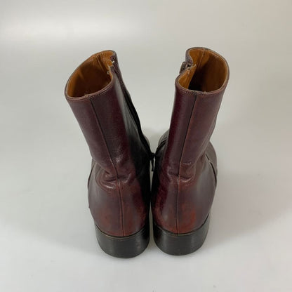 バリー レザーブーツ  505618 サイドジップ カーフ ブラウン サイズUK5.5E レディース BALLY 約24.5cm【YB2】
