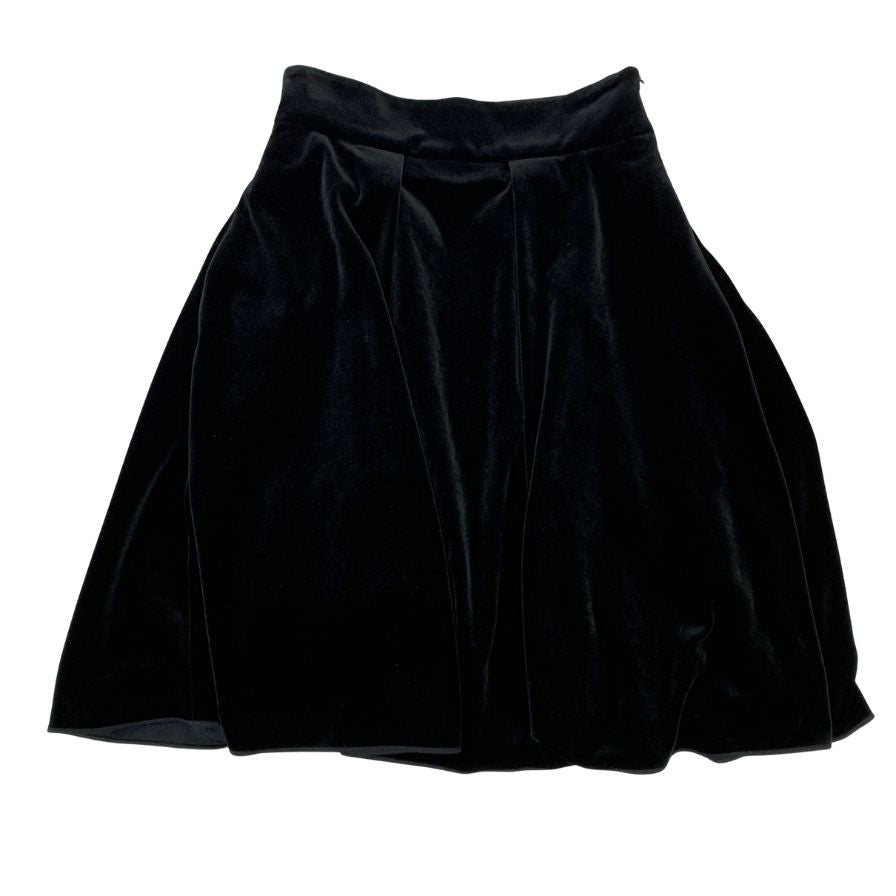 ベロアノアールフォーフォクシーニューヨーク ベロアスカート レディース ブラック サイズ38 VELOUR NOIR BY FOXEY NEW YORK【AFB20】