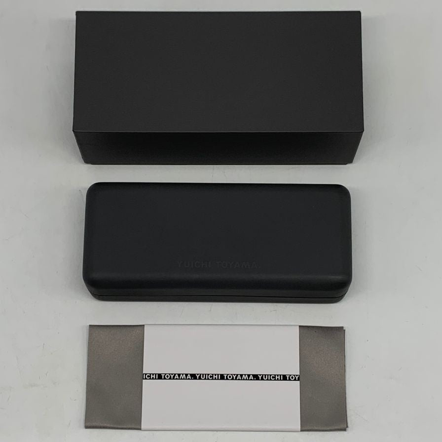 ユウイチトヤマ U-128 メガネ ブラック 74-22 日本製 YUICHI TOYAMA【AFI12】