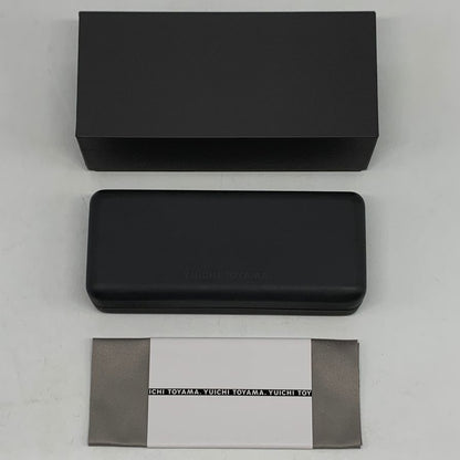 ユウイチトヤマ U-128 メガネ ブラック 74-22 日本製 YUICHI TOYAMA【AFI12】