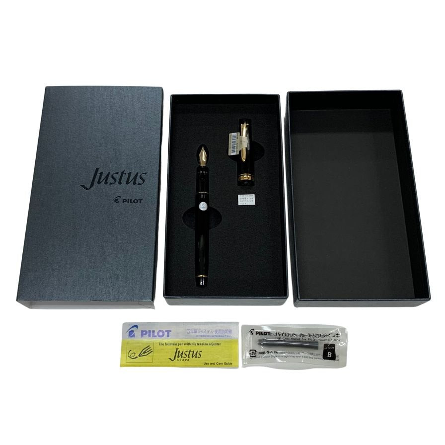 パイロット 万年筆 Justus95 ペン先14K FJ-3MR-NB-F ブラック PILOT【AFI29】