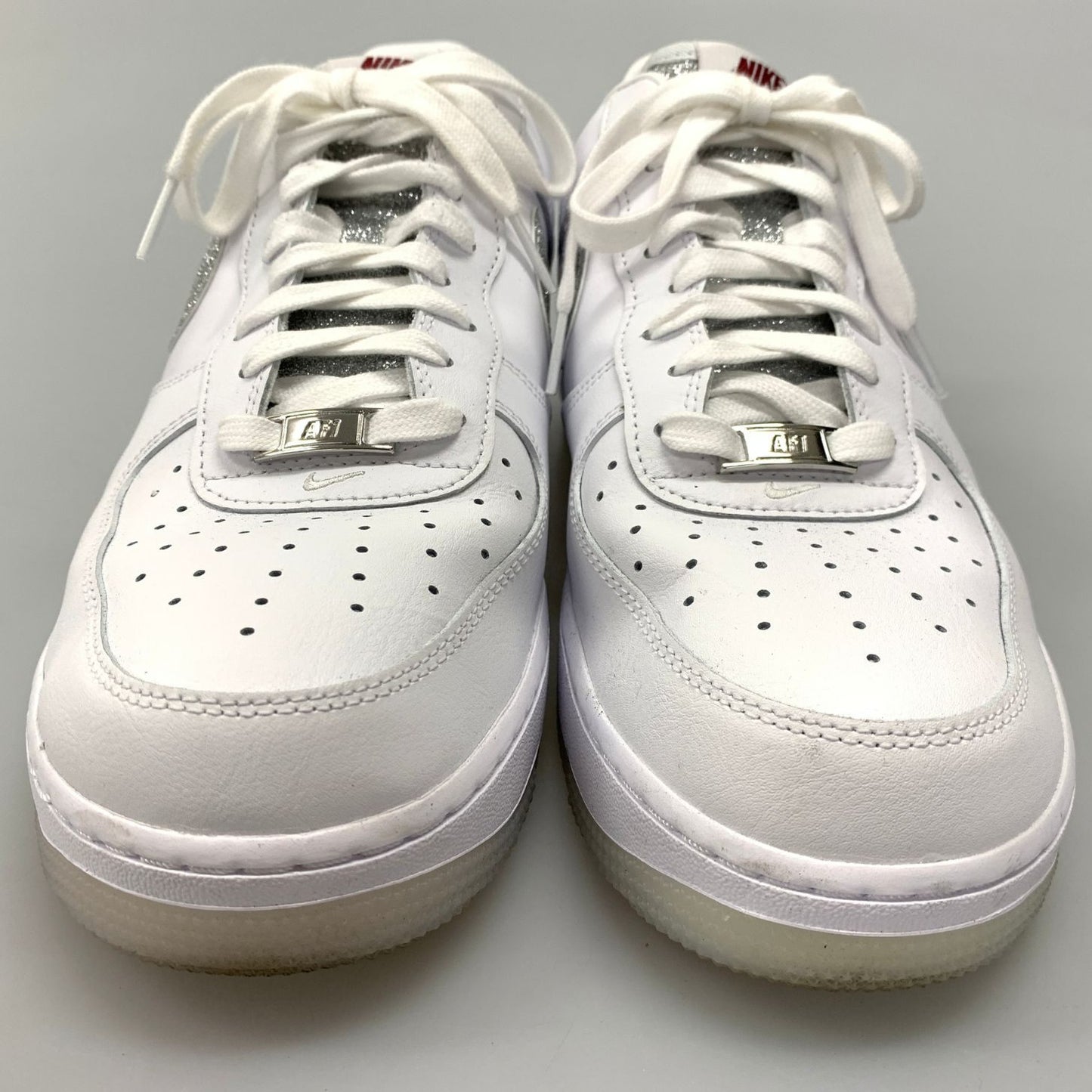 ナイキ エアフォースワン HQ3461-191 ラメ レディース ホワイト サイズ29cm NIKE 約29.0cm【AFD3】