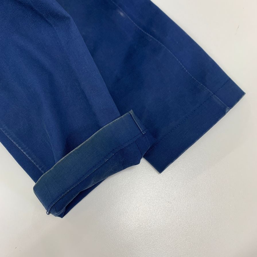 美品◆マッキントッシュ コート ゴム引き フード付き ブルー系 サイズ38 MACKINTOSH 【AFB1】