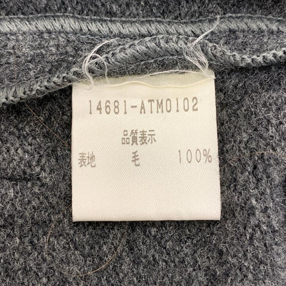 美品◆フォクシー ブティック ジャケット ウール ニット ダブルブレスト グレー レディース サイズ 40 FOXEY BOUTIQUE 【AFB28】