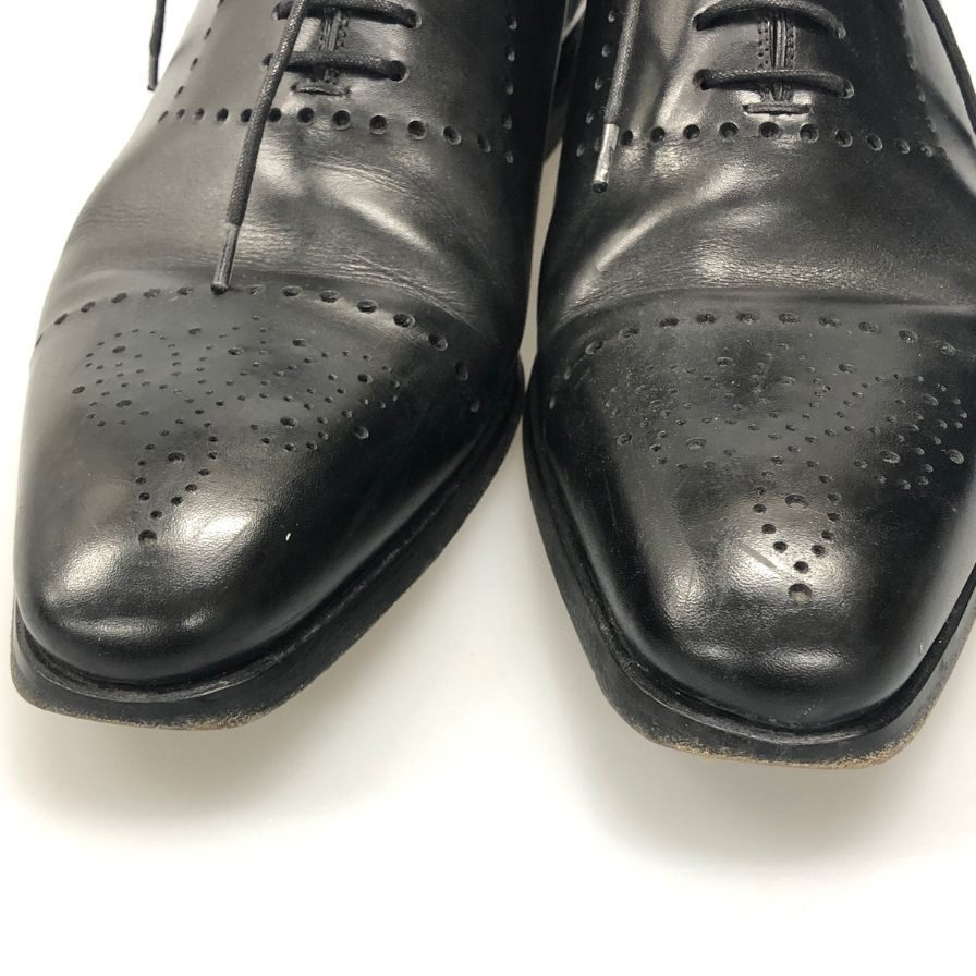 マグナーニ レースアップシューズ ホールカット メダリオン ブラック メンズ サイズ41 17505 MAGNANNI 約26.0cm【AFC47】