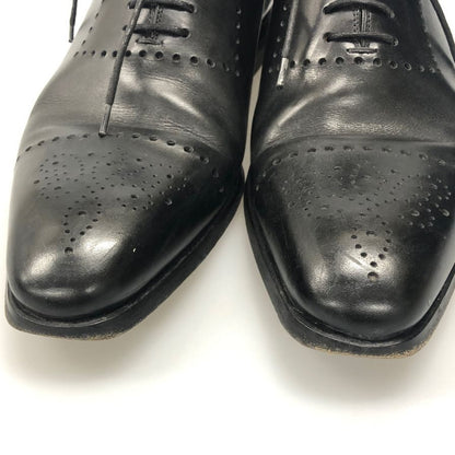 マグナーニ レースアップシューズ ホールカット メダリオン ブラック メンズ サイズ41 17505 MAGNANNI 約26.0cm【AFC47】