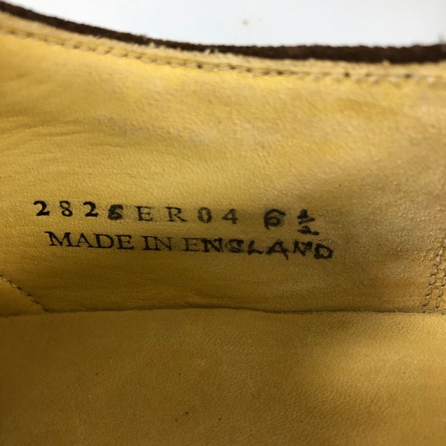 ロイドフットウェア レザーシューズ 2826ER04 ウイングチップ スエード メンズ 左右サイズ違い ブラウン系 Lloyd Footwear 約不明cm【AFD15】