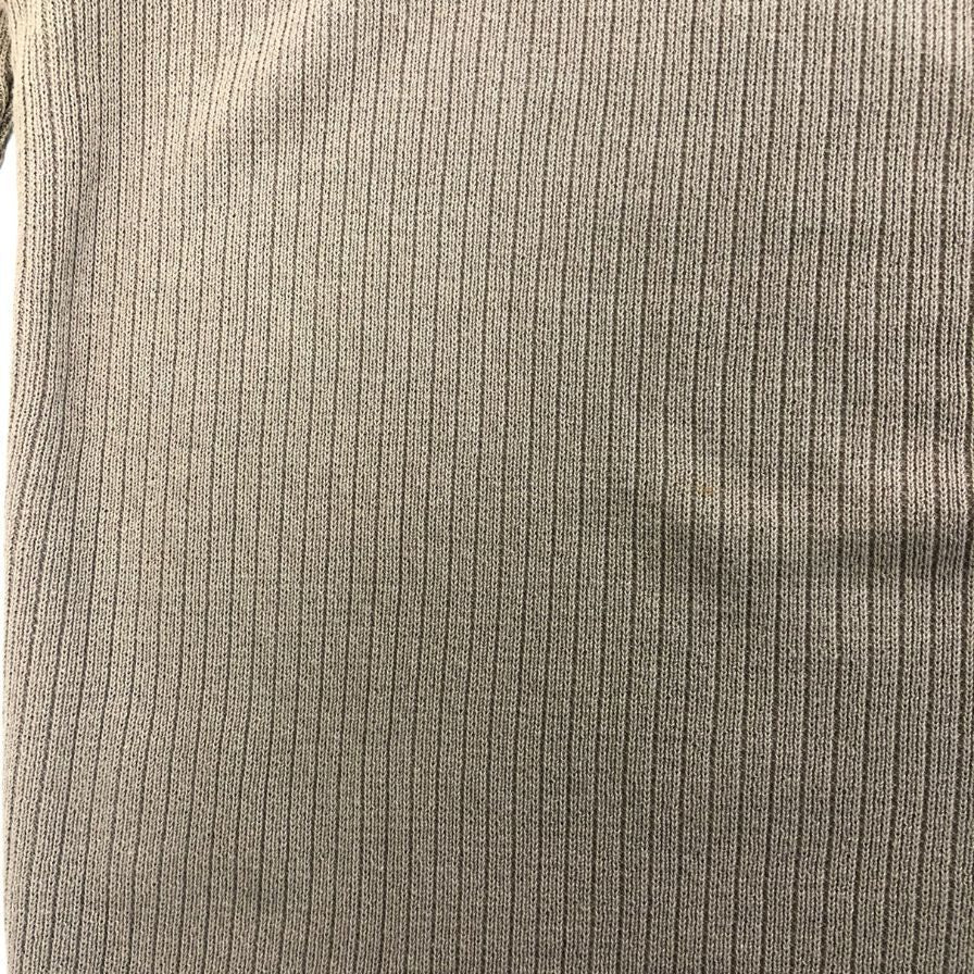 美品◆エルメネジルド ゼニア コットンニット ベージュ サイズM  Ermenegildo Zegna 【AFB12】