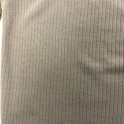 美品◆エルメネジルド ゼニア コットンニット ベージュ サイズM  Ermenegildo Zegna 【AFB12】