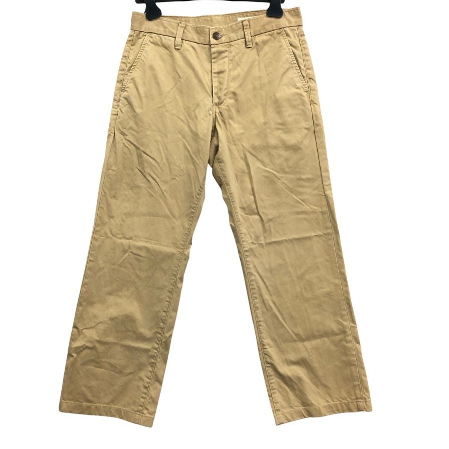 グロウン＆ソーン シップス チノパンツ ボタンフライ ベージュ サイズ30 GROWN&SEWN 【AFB1】