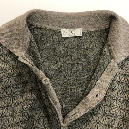 美品◆ヴァレンティノ ウォモ  ニット グリーン系 ウール100％ サイズL valentino garavani UOMO 【AFB15】