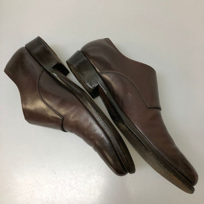ビームス F Handcrafted Footwear レザーシューズ ダブルモンクストラップ メンズ サイズ6.5 ブラウン BEAMS F 約25.0cm【AFD2】