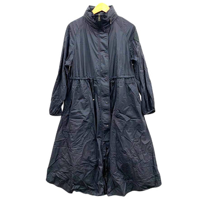 極美品◆モンクレール ロングコート LIN レディース ブラック サイズ0 MONCLER 【AFA20】