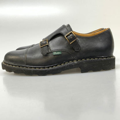 パラブーツ レザーシューズ ダブルモンクストラップ ウィリアム レザー メンズ サイズ6 ブラック Paraboot WILLIAM 約24.5cm【AFD9】