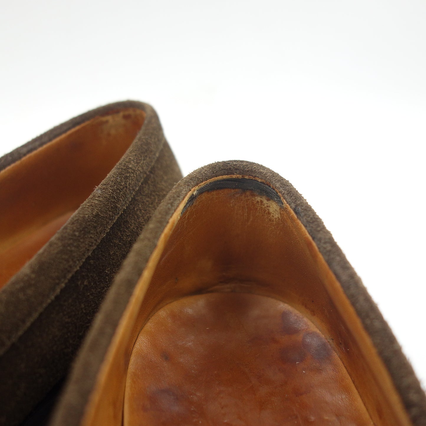 Used ◆JMWESTON Leather Shoes Signature Loafer 180 Suede Brown Ladies 3.5D JMWESTON [LA] 