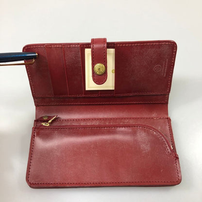グレンロイヤル 長財布 ラウンドジップ ブライドルレザー レッド GLENROYAL【AFI1】