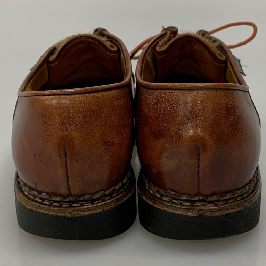 パラブーツ チロリアンシューズ ミカエル ファー コンビ マロン サイズ40 Paraboot ビジネスシューズ 約25.5cm【LA】【中古】