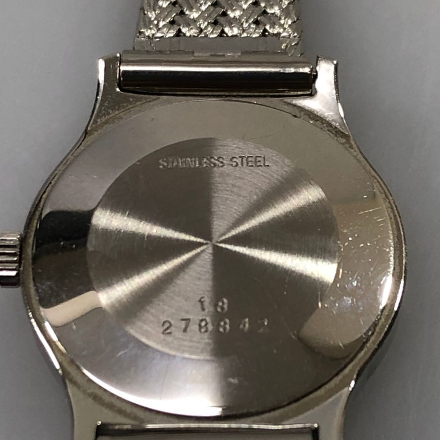 ロンジン チューラー 手巻き 腕時計 メッシュベルト メンズ シルバー 白文字盤 longines【AFB55】