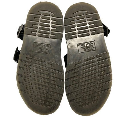 ドクターマーチン レザーサンダル グリフォン ブラック UK6 メンズ Dr.Martens GRYPHON 約24.5cm【AFC47】